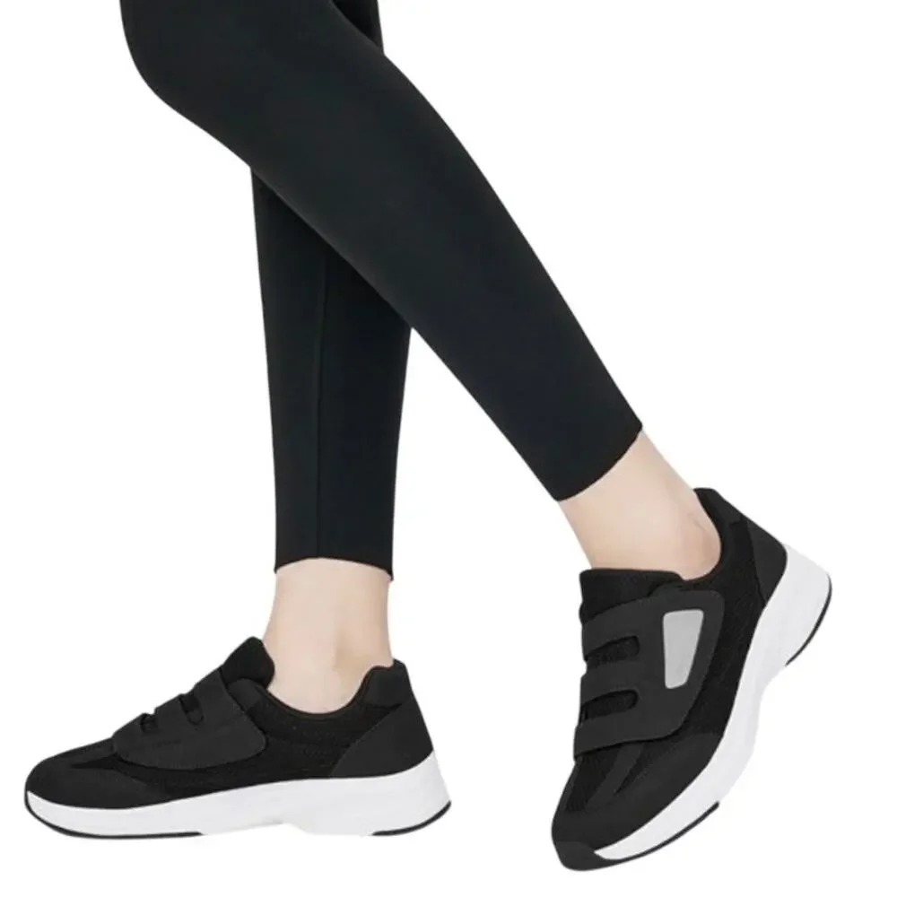 BRAND NEW ~ Women's Black & White Breathable Running Sneakers Shoes ~ 10